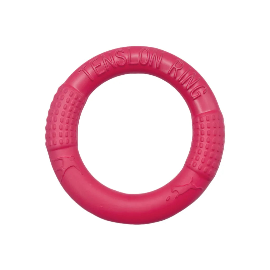Waterproof Floating EVA Dog Training Flyer – Interactive Tug Ring & Chew-Resistant Flying Disc, Multi-Functional Fitness Toy