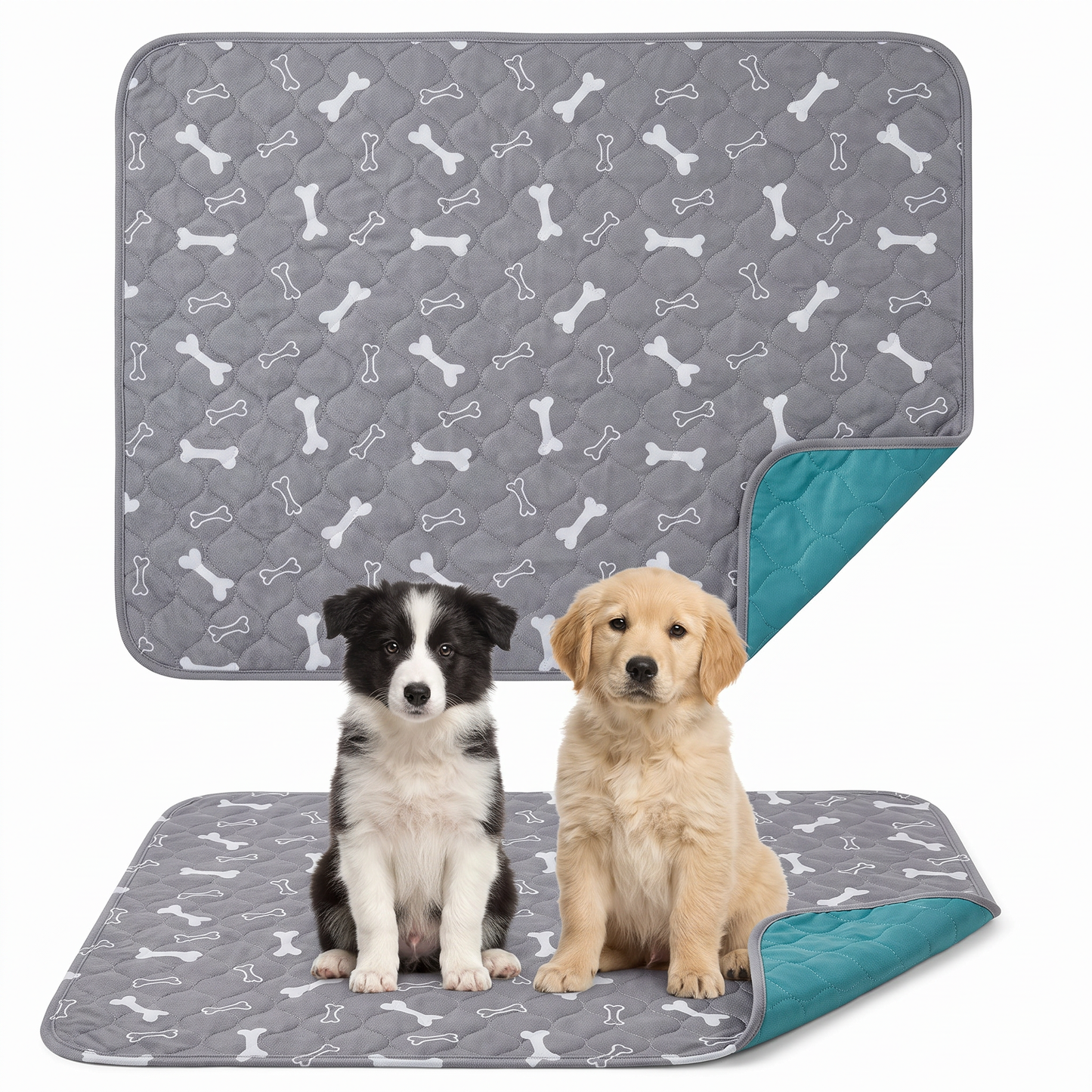 GripDry™ Reusable Dog Pee Pad — Washable, Leak-Proof, Non-Slip Potty & Travel Mat